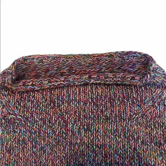Liz Claiborne Women’s Multicolored Mock Turtle Neck Sweater - Picture 14 of 16